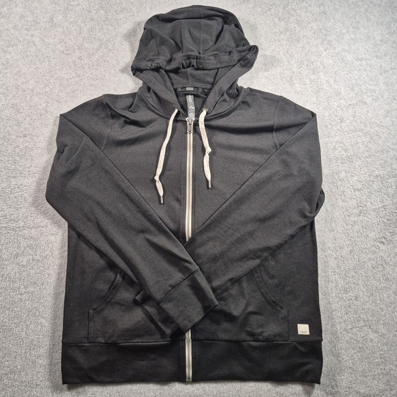 Vuori Hoodie Womens Medium Black Halo Performance 2.0 Full Zip Jacket Dreamknit - Picture 8 of 9